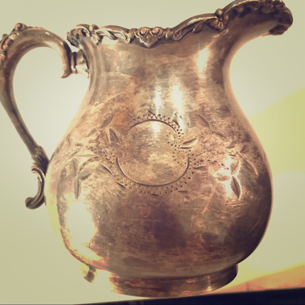 Vintage WM Rodgers Coffee Creamer QP Silver